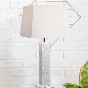 Noelle 28.5" Seashell LED Table Lamp - JONATHAN Y